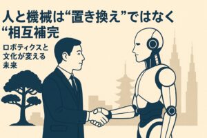 ✍️人と機械は“置き換え”ではなく“相互補完”──ロボティクスと文化が変える未来