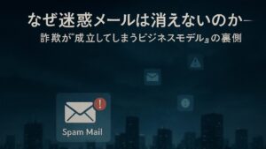 ✍️なぜ迷惑メールは消えないのか──詐欺が“成立してしまうビジネスモデル”の裏側