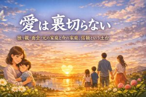 ✍️愛は裏切らない｜独り親・面会・元の家庭と今の家庭、信頼という土台