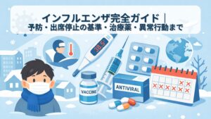 ✍️インフルエンザ完全ガイド|予防・出席停止の基準・治療薬・異常行動まで