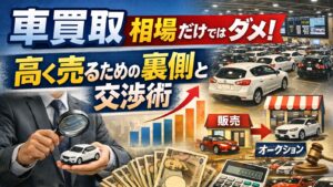 車買取の裏側｜なぜ査定額はこんなに違うのか。オークション相場と業者の本音を知る