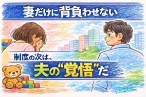 ✍️妻だけに背負わせない｜制度の次は、夫の“覚悟”だ