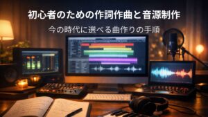 ✍️初心者のための作詞作曲と音源制作｜今の時代に選べる曲作りの手順