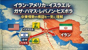 ✍️イラン・アメリカ・イスラエル・ガザ・ハマス・レバノン・ヒズボラを一気に理解する｜今の中東情勢の構図をゼロから整理